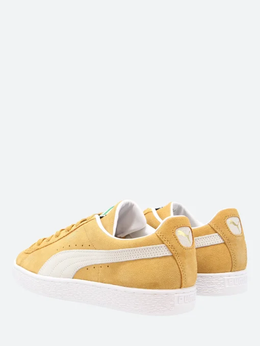 Fashion - Suede Classic XXI in Honey Mustard and White Sneakers