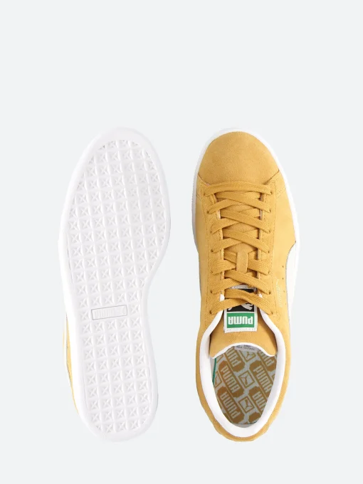 Fashion - Suede Classic XXI in Honey Mustard and White Sneakers