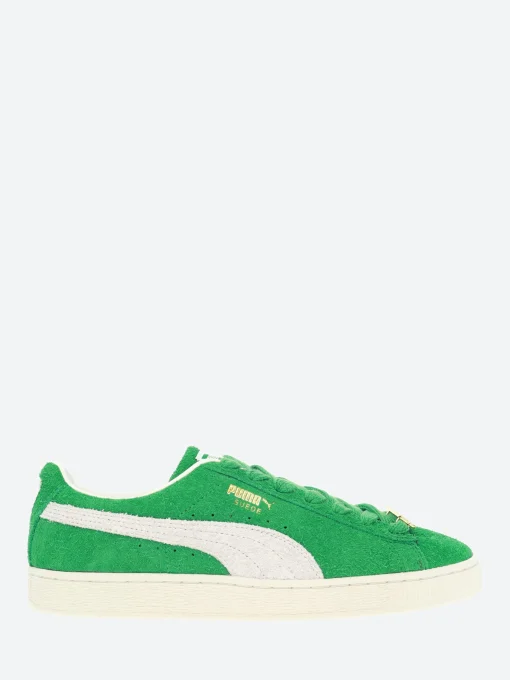 Online - Suede Fat Lace in Green and White Sneakers