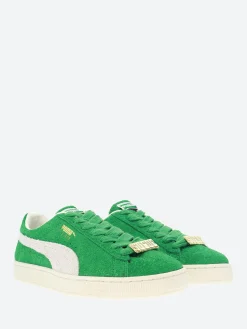 Online - Suede Fat Lace in Green and White Sneakers