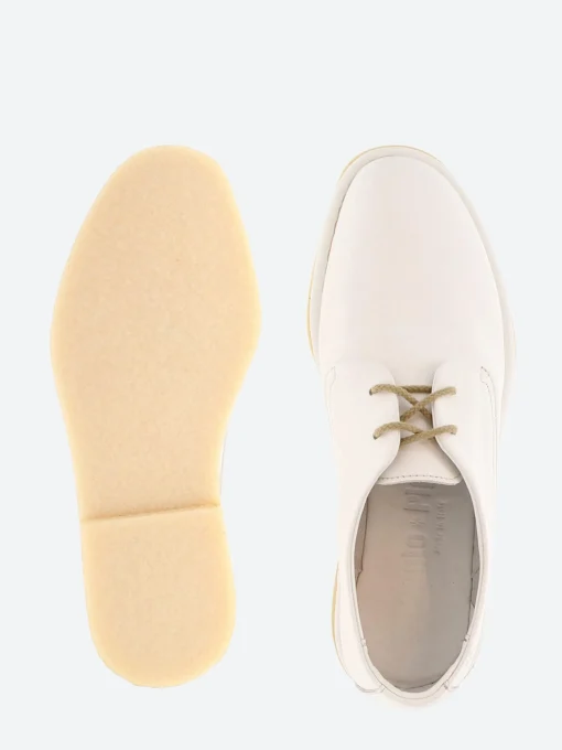 Outlet - Hand 11 Derby in Bianco Top Women Shoes