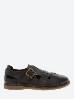 New - Hand 33 Fisherman Sandals in Nero Topeka Sandals