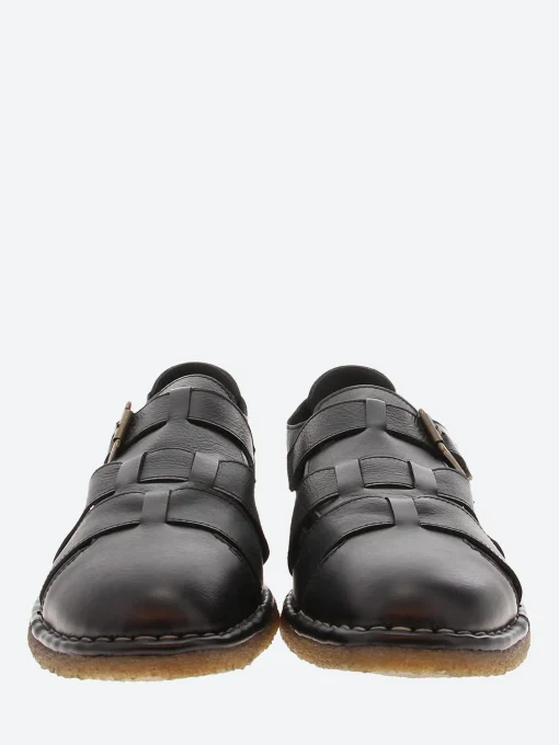New - Hand 33 Fisherman Sandals in Nero Topeka Sandals