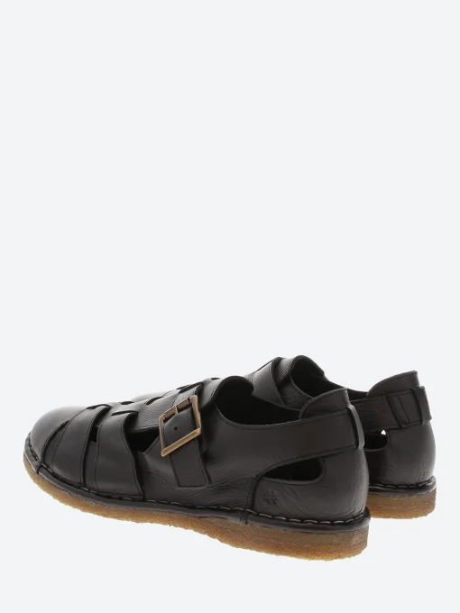New - Hand 33 Fisherman Sandals in Nero Topeka Sandals