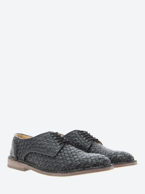 Hot - Vintage 11 Woven in Nero Topeka Shoes | Lace-Up Shoes