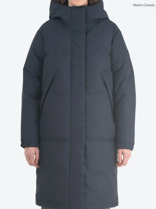 New - Ines Down Parka Jacket in True Navy Women Outerwear