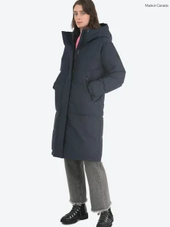 New - Ines Down Parka Jacket in True Navy Women Outerwear