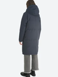 New - Ines Down Parka Jacket in True Navy Women Outerwear