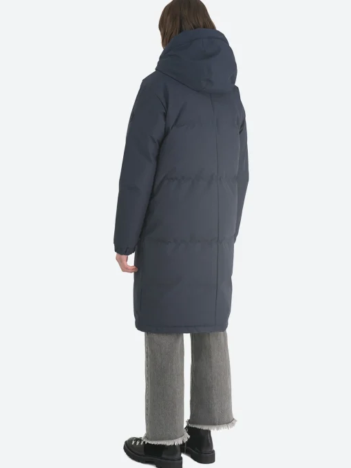 New - Ines Down Parka Jacket in True Navy Women Outerwear