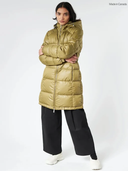 Discount - Lucia Hooded Down Puffer Jacket in Women Outerwear