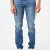 Online - Fit 2 Authentic Stretch in (Distressed Blue) Pants | Denim