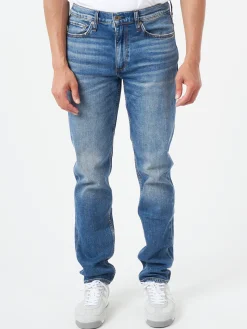 Online - Fit 2 Authentic Stretch in (Distressed Blue) Pants | Denim