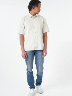 Online - Fit 2 Authentic Stretch in (Distressed Blue) Pants | Denim