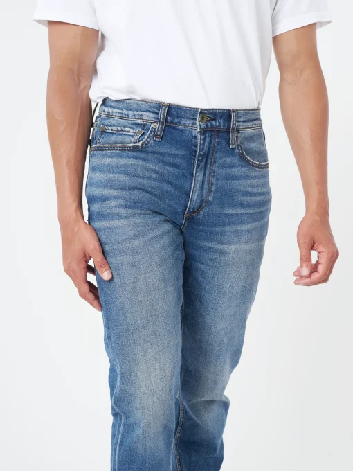 Online - Fit 2 Authentic Stretch in (Distressed Blue) Pants | Denim