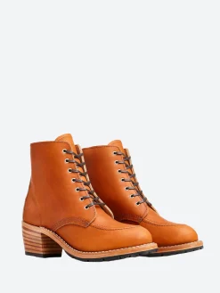 Hot Red Wing - Clara Heeled Boots in Oro Legacy Women Overalls & Jumpsuits | Heels