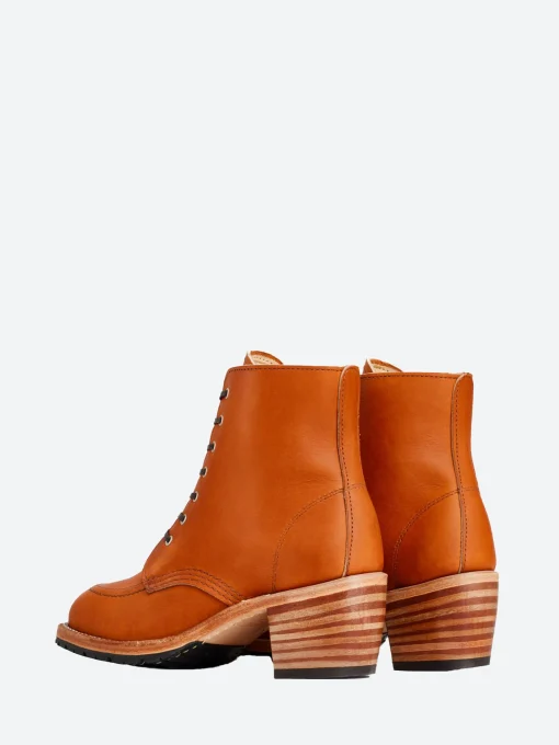 Hot Red Wing - Clara Heeled Boots in Oro Legacy Women Overalls & Jumpsuits | Heels
