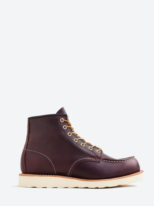Online Red Wing - Men's 6" Classic Moc in Black Cherry Excalibur Boots