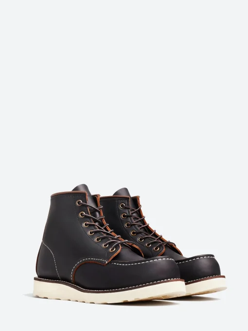 Online Red Wing - Men's 6" Classic Moc in Black Prairie Boots
