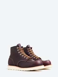 Online Red Wing - Men's 6" Classic Moc in Black Cherry Excalibur Boots