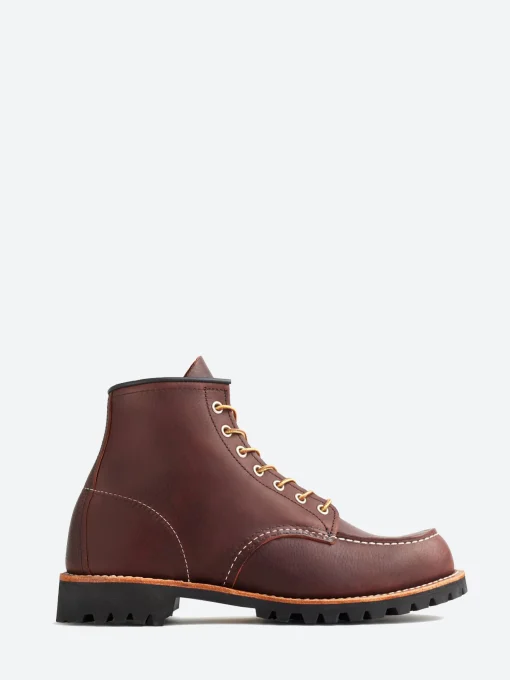 New Red Wing - 6" Roughneck in Briar Oil Slick (Dark Brown) Boots