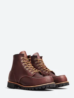 New Red Wing - 6" Roughneck in Briar Oil Slick (Dark Brown) Boots