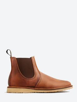 Outlet Red Wing - Weekender Chelsea in Copper Rough & Tough Boots