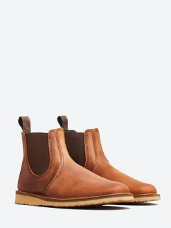 Outlet Red Wing - Weekender Chelsea in Copper Rough & Tough Boots