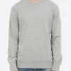 Best - Lightweight Terry Crewneck in Heather Grey Sweatshirts