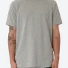 Outlet - Lightweight Jersey Raglan T-Shirt in Heather Grey T-Shirts