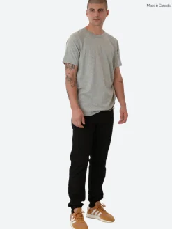 Outlet - Lightweight Jersey Raglan T-Shirt in Heather Grey T-Shirts