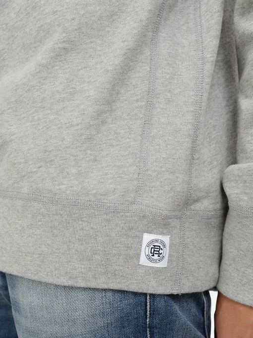 Best - Lightweight Terry Crewneck in Heather Grey Sweatshirts