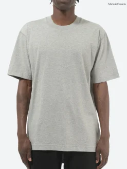 Outlet - Midweight Jersey T-Shirt in Heather Grey T-Shirts