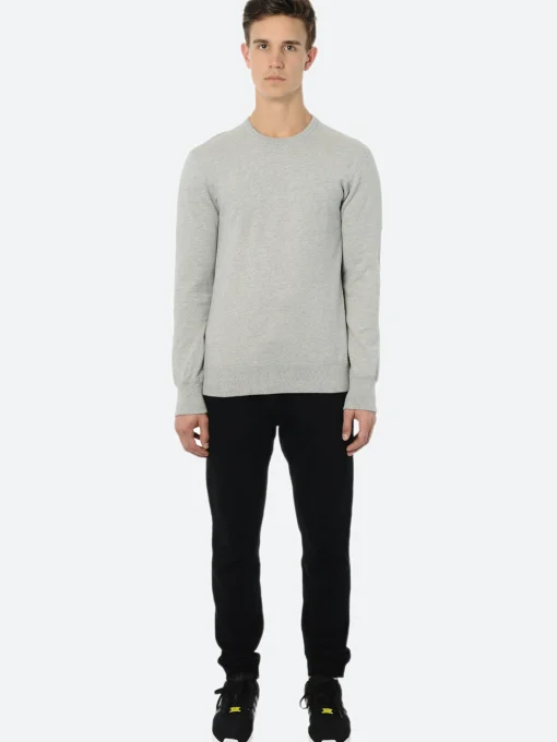 Best - Midweight Terry Crewneck in Heather Grey Sweatshirts