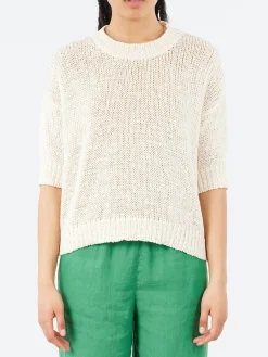 Outlet - Boxy T-Shirt in Nero Women Tops & Blouses | Knitwear
