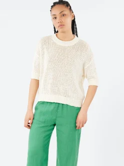 Outlet - Boxy T-Shirt in Nero Women Tops & Blouses | Knitwear