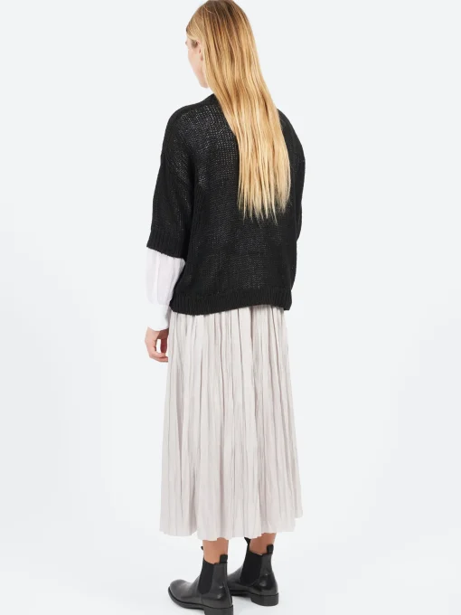 Online - Boxy T-Shirt in Nero Women Tops & Blouses | Knitwear