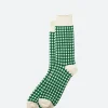 Outlet - Gingham Check Sock in Women Socks | Socks & Hosiery