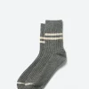 Outlet - Merino Lambswool Stripe Socks in Socks