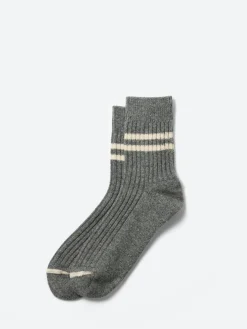 Outlet - Merino Lambswool Stripe Socks in Socks