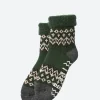 Online - Nordic Comfy Room Sock in Dark Green Women Socks | Socks & Hosiery