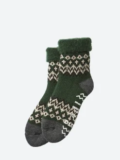 Online - Nordic Comfy Room Sock in Dark Green Women Socks | Socks & Hosiery
