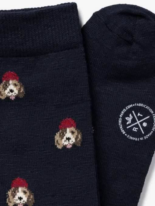 Clearance Royalties Paris - Elliot Beagle Socks in Socks