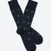 Outlet Royalties Paris - Ganja Hemp Leaf Sock in Socks