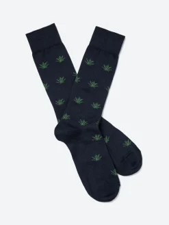 Outlet Royalties Paris - Ganja Hemp Leaf Sock in Socks