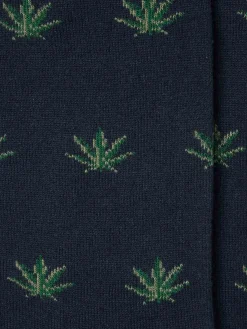 Outlet Royalties Paris - Ganja Hemp Leaf Sock in Socks
