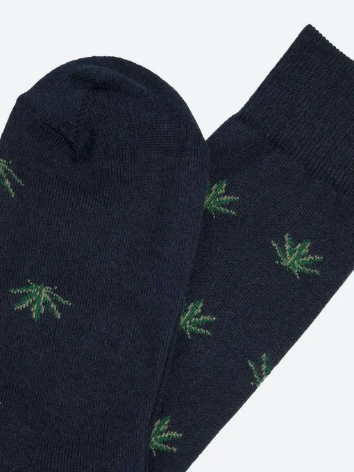 Outlet Royalties Paris - Ganja Hemp Leaf Sock in Socks