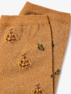 Clearance Royalties Paris - Ginger Pumpkin Socks in Women Socks & Hosiery | Belts