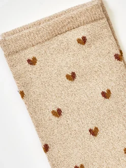 Clearance Royalties Paris - Love Socks in (Gold) Women Socks & Hosiery | Belts