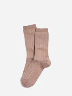 Outlet Royalties Paris - Micky Socks in Vieux Rose Women Socks & Hosiery | Belts