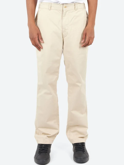 Outlet - Cotton Chino Cloth Peg Top Pants in Pants